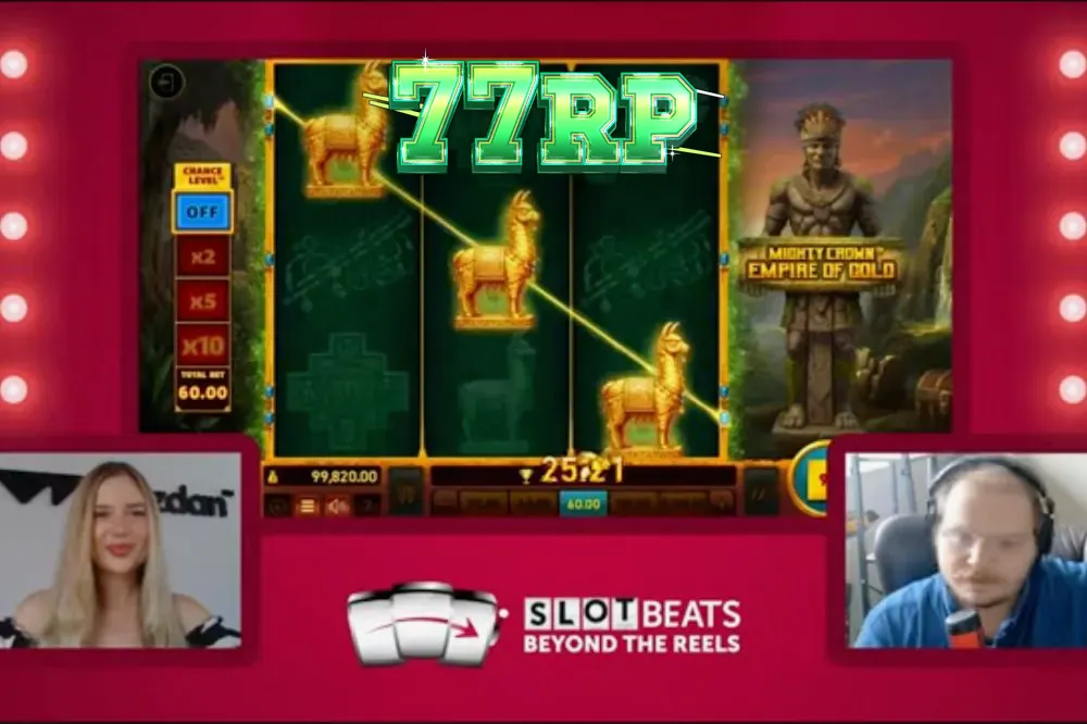 Tampilan visual dari slot Mighty Crown: Empire of Gold dengan nuansa emas yang mewah.